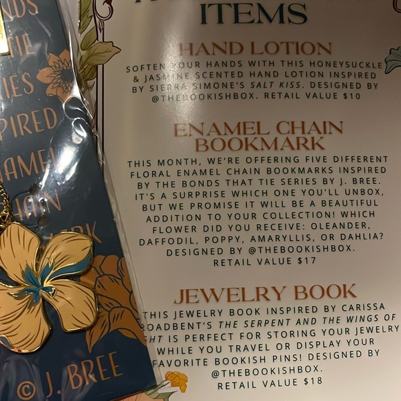 Enamel chain bookmark - Picture 2 of 2